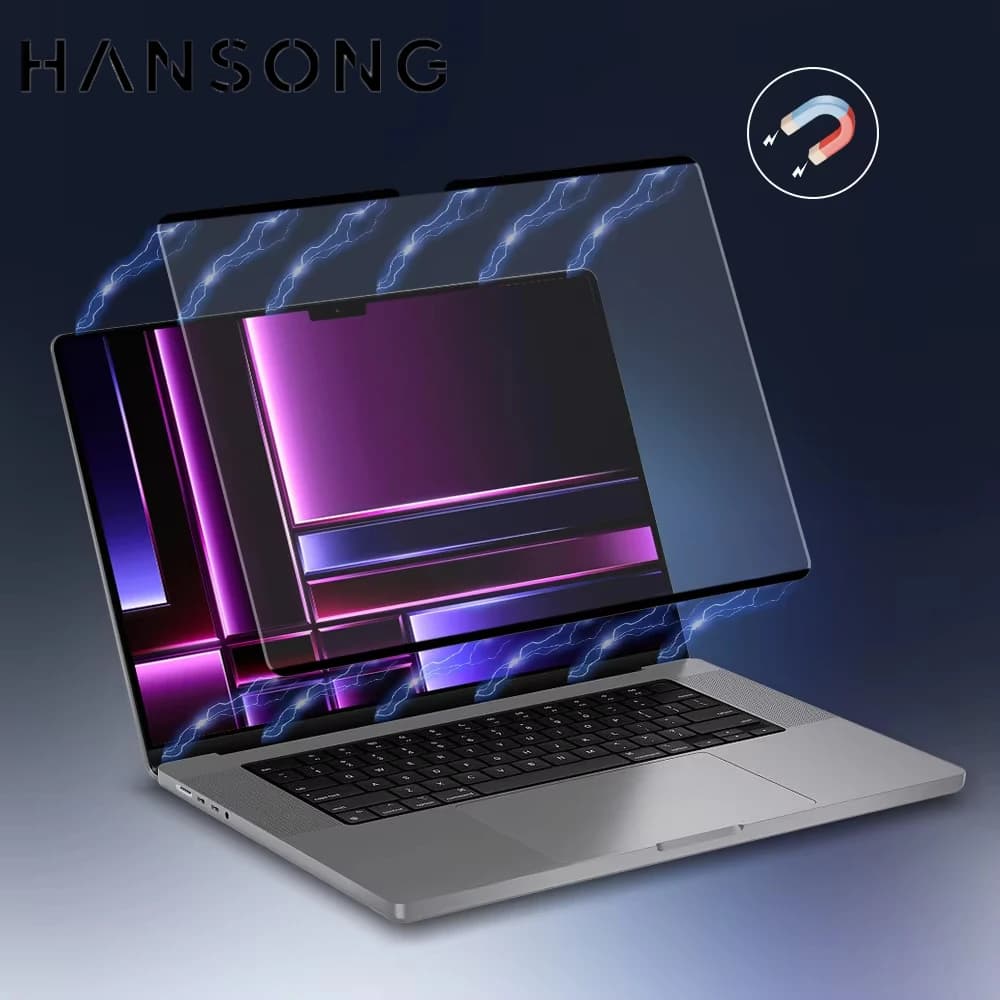 Protezione schermo magnetica HD per MacBook Air 13 M1 A2179 A2337 A2681 MacBook Pro 13 14 15 16 A2289 A2251 Pellicola proteggi schermo