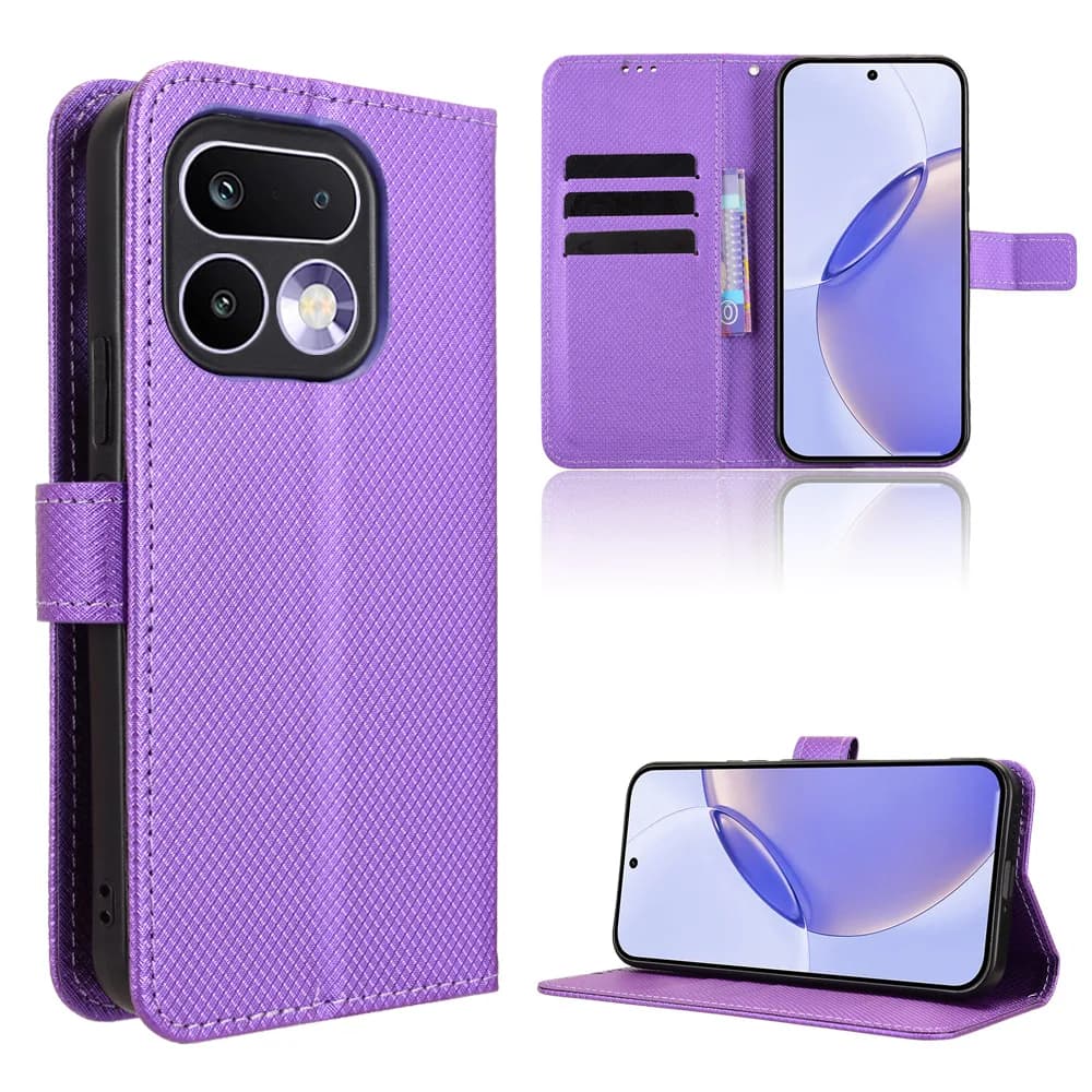 Custodia Protettiva in Pelle con Funzione Stand per OPPO Realme 16 Pro 5G, Cover a Portafoglio con Slot per Carte per OPPO Realme 16 Pro Plus
