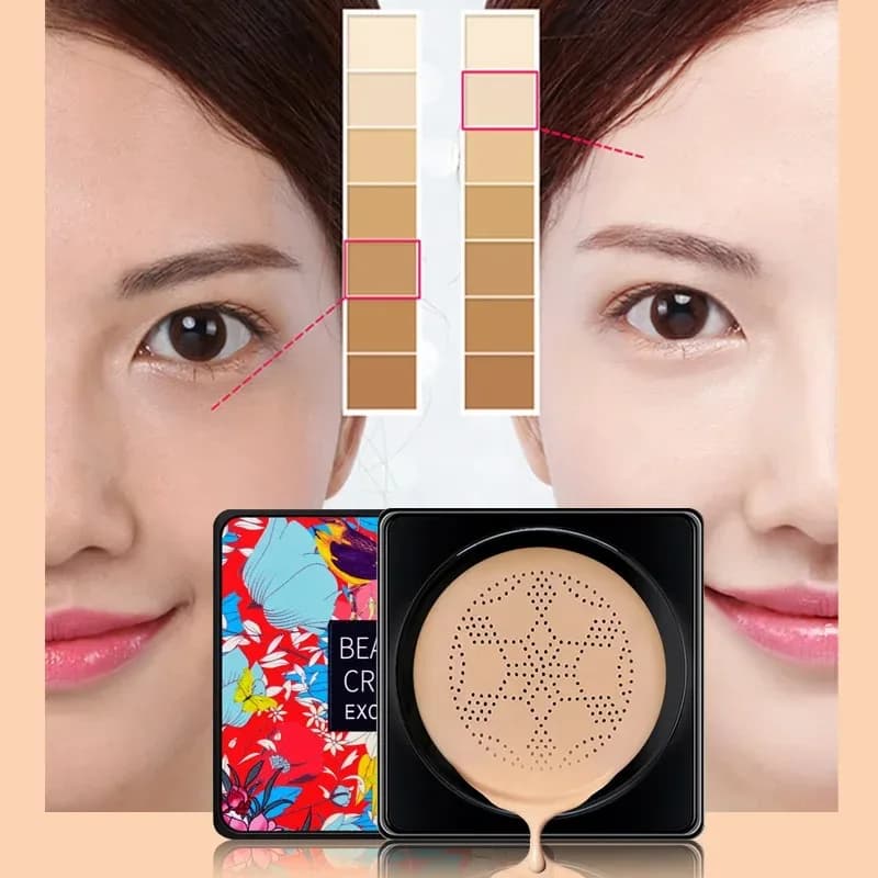 CC Cream Magic background Fungus head Air cushion Waterproof illuminating background Women's base makeup Korean cosmetics