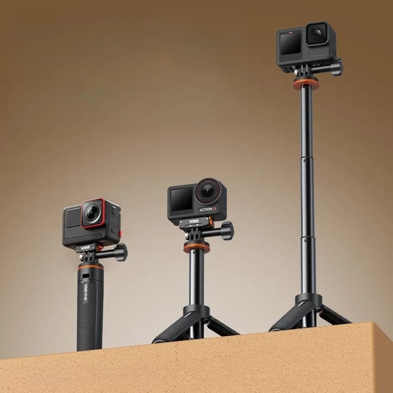 Treppiede portatile con selfie stick TP-08 per DJI action5pro/4