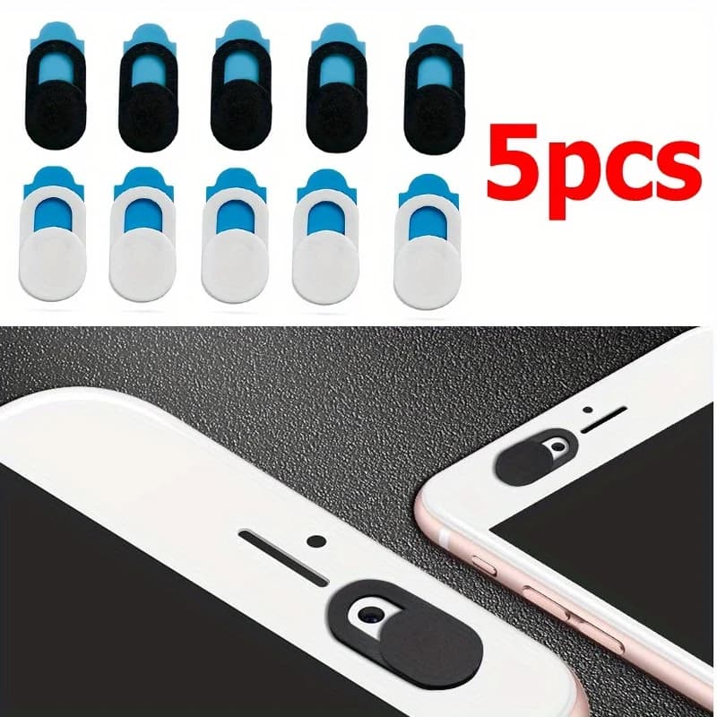 5 pcs Len anti-scratch privacy camera mask for iPad Web laptop PC MacBook thin universal cover for webcam plastic material