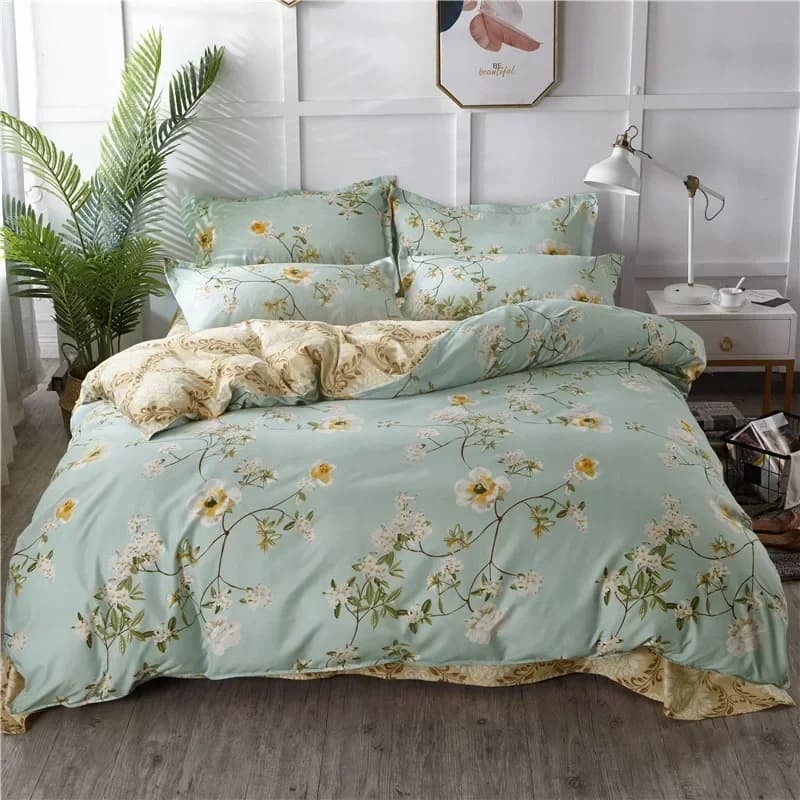 Nuovo Set Copripiumino King Size con Motivi Cartoon, 220x240, Delicato sulla Pelle, per Letto Matrimoniale, con Federe