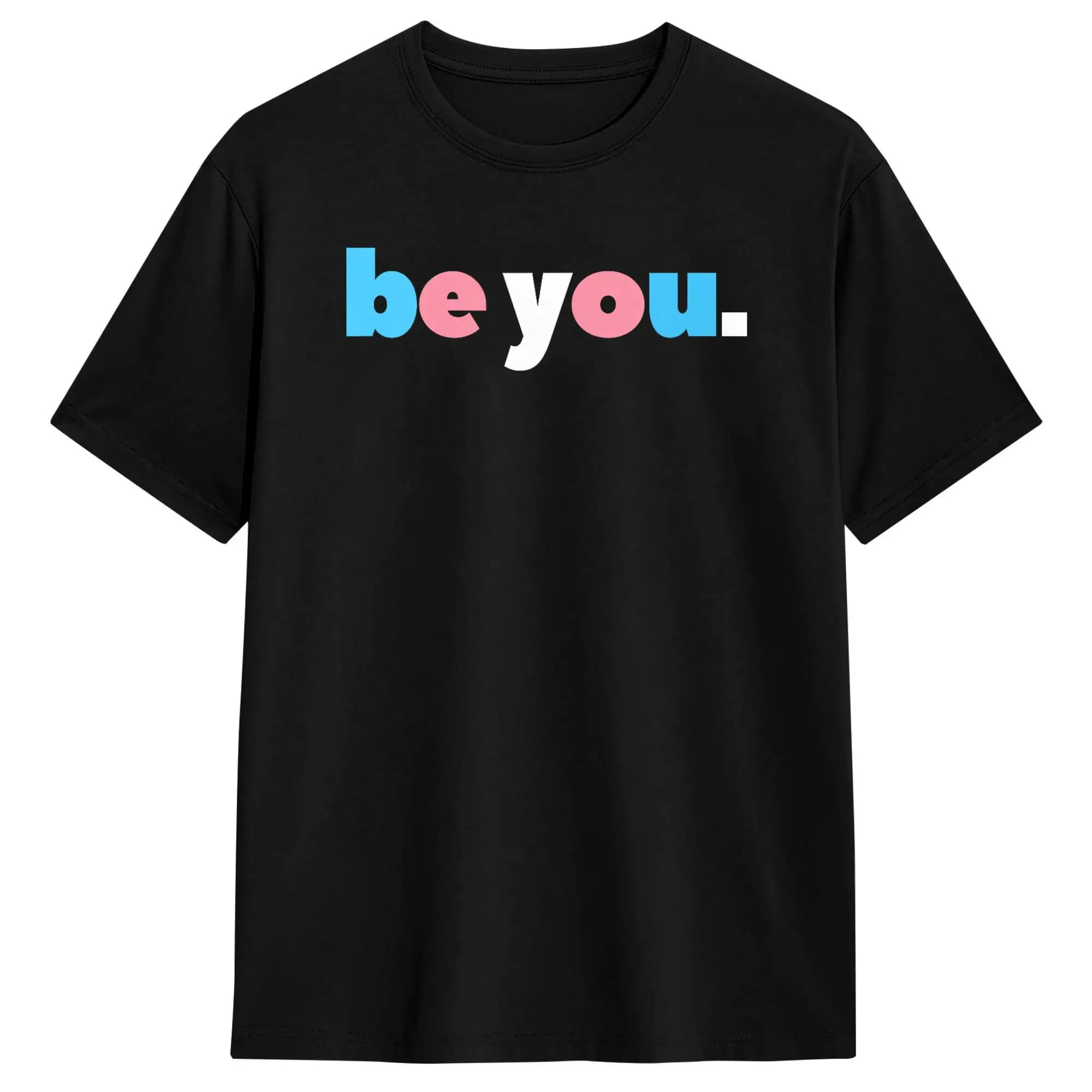 Beach be You Transgender LGBTQ T-shirt alla moda e cool in puro cotone per uomo, abbigliamento casual a maniche corte Y2K
