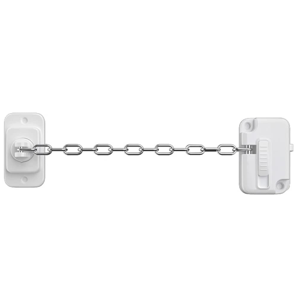 Catena di Sicurezza per Finestre, Blocco Autoadesivo per Finestre, Limitatore di Apertura, Chiusura di Sicurezza per Bambini Senza Foratura per Finestre Scorrevoli in PVC e Legno