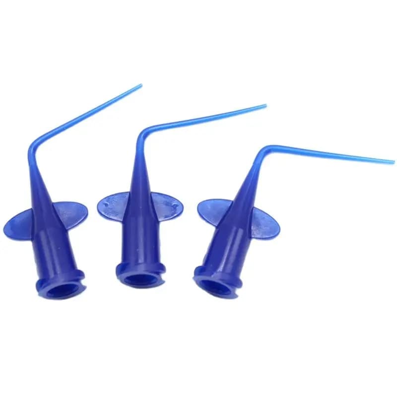 Tooth Whitening Dental Irrigation Tips for 50 Pieces Dental Disposable Dental Irrigation Blue