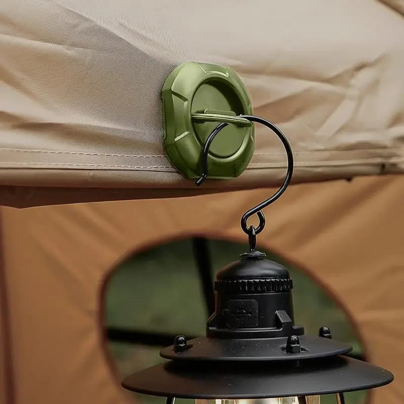 Forti ganci magnetici Gancio magnetico Accessori per tende Gancio leggero Porta corda per tenda da campeggio Luce di emergenza per bicicletta sospesa