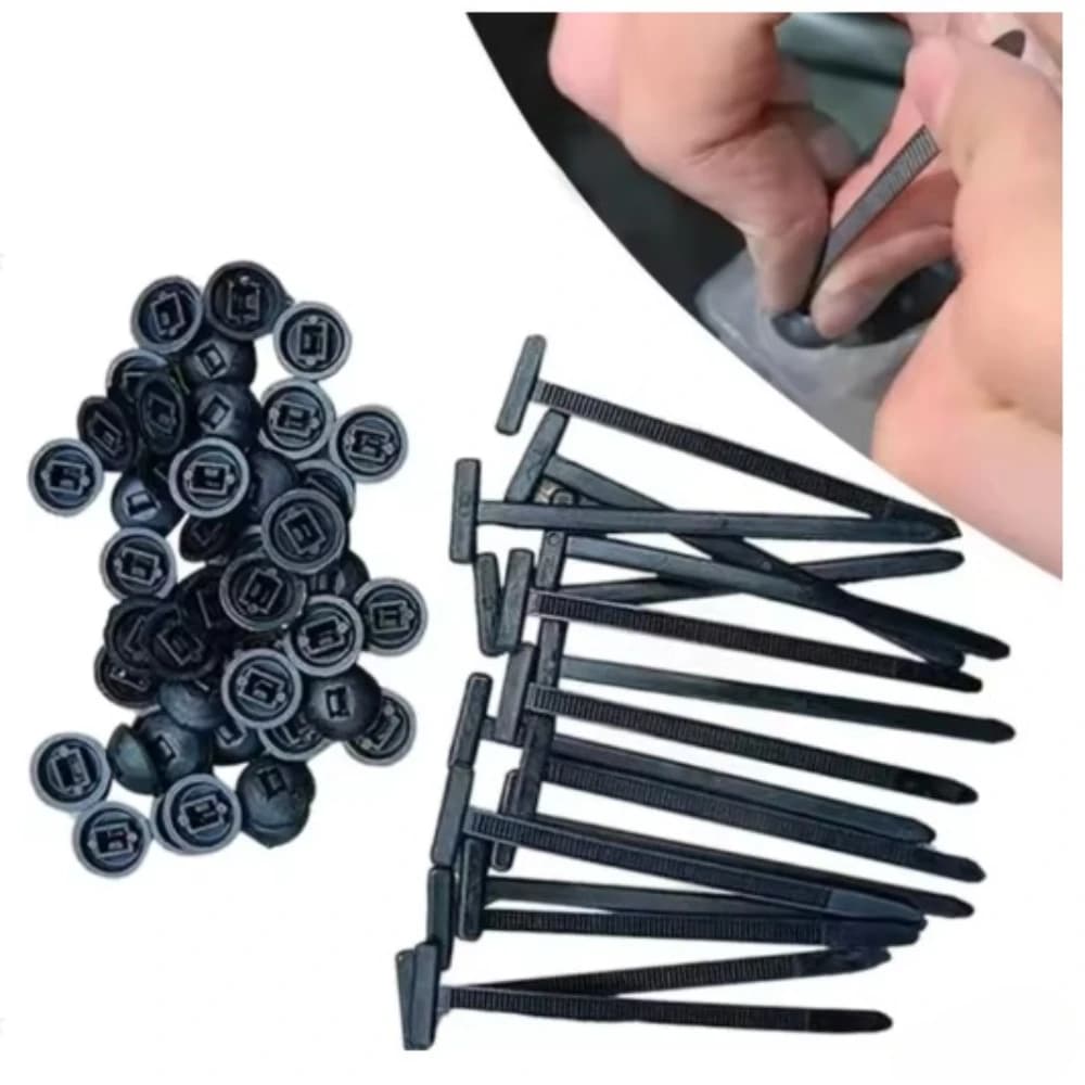 10/30/50/70/100PCS Universale Multifunzione Fascetta Fibbia Copertura Multiuso Cavo Cerniera Filo Nastro di Serraggio Parti Hardware