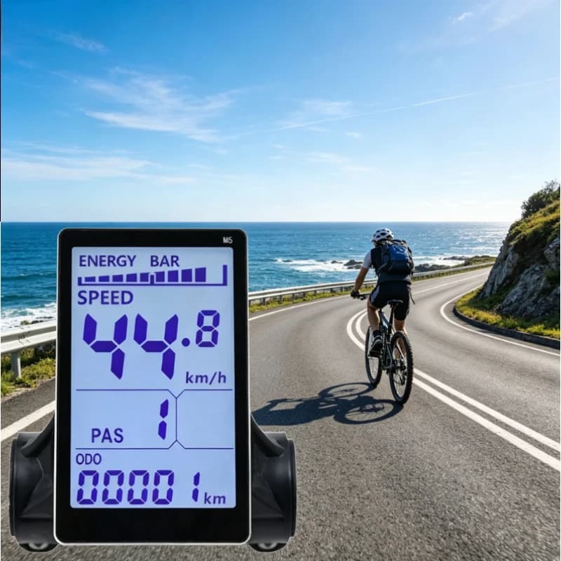 NUOVO 2026 Display LCD OUXI V8 24V-60V 500W per Bicicletta Elettrica, Scooter, Fat E-Bike, Versione 1.0-4.0, Parte di Ricambio