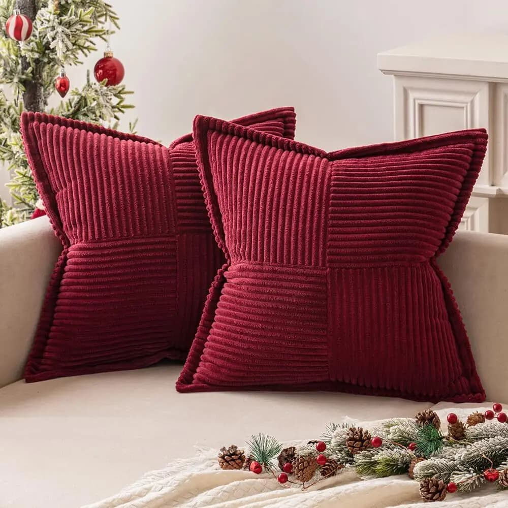 Bohemia Cushion Lining 45x45 cm Christmas Velvet cushion lining Boho Federa soft decorative Texture for sofa