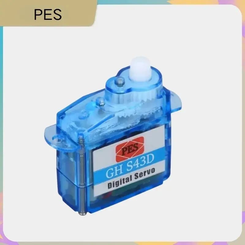 GH-S43D Micro servo digitale da 4,3 g 1,8 kg/ cm 0,12 s 90 ° 3,6-4,8 V per cingolato robot per aereo, elicottero, camion, barca