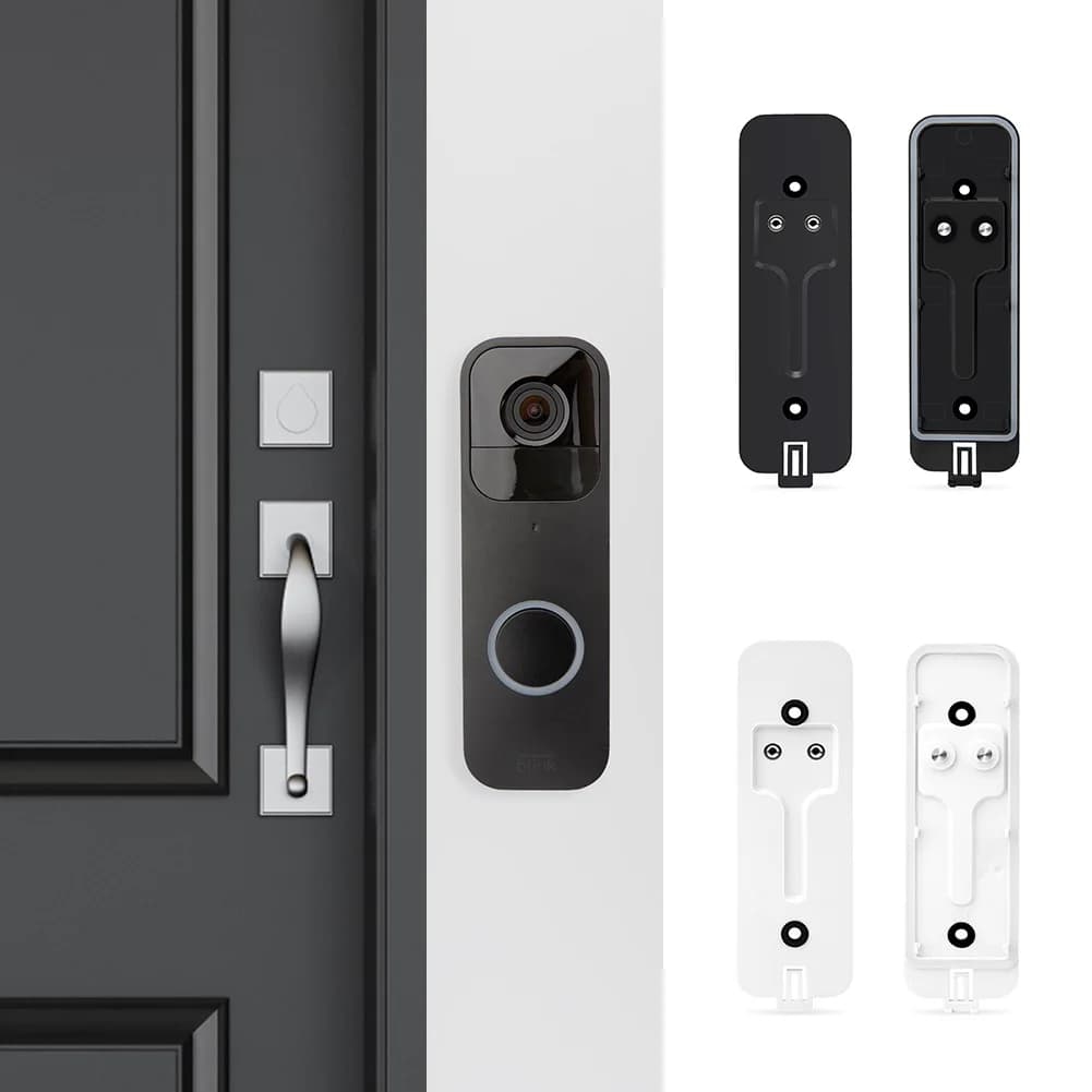 1pcs Blinks Video Doorbell Back Panel Set Easy Installation Door Bell Attachment for Camera Doorbell Blinks Video Doorbell