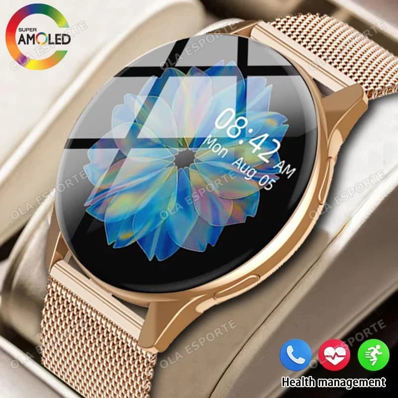 New 2025 women Bluetooth called Smart Watch Heart Rate Blood Pressure Monitor Smartwatch Men Waterproof Smartwatch Android IOS