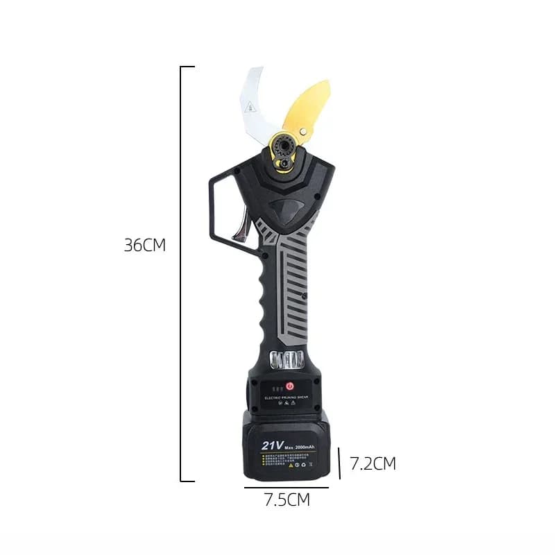 l L 21V Potatore a batteria Cesoie da potatura progressive agli ioni di litio Forbici efficienti Bonsai Rami di alberi elettrici Attrezzi da giardino S40