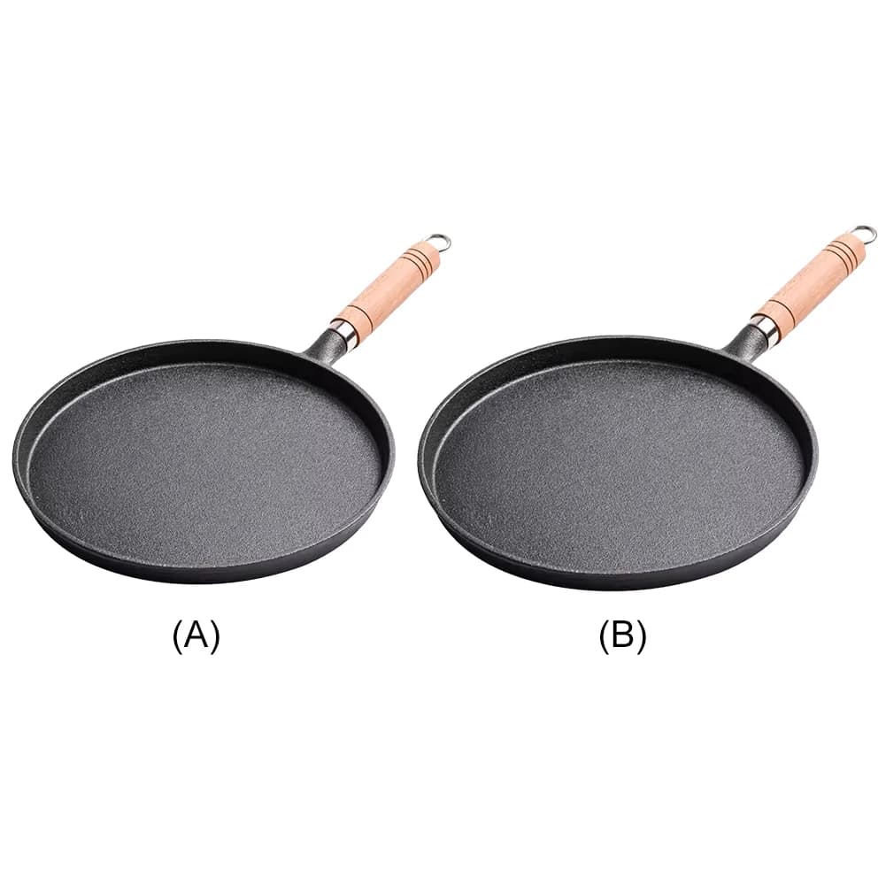 Non-coated Cast Iron Egg Sauce Plate Non-coated thin non-stick pancake dish with Frittata handle Bistecca Pizza Pot Bistecca Fried eggs pan