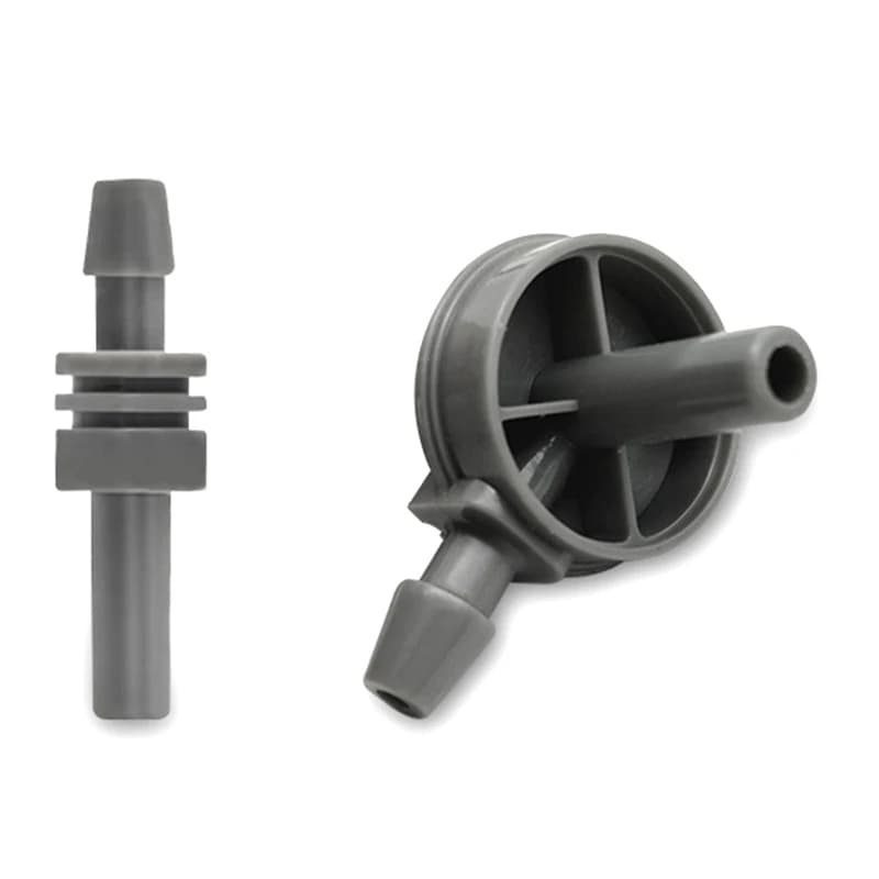 808F Plastic Blood Pressure Monitor Arm Connector Replacement Single Tube Adapter Connector