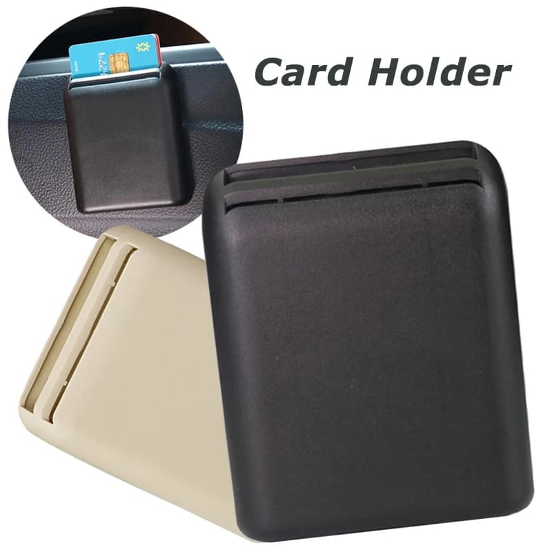 Scatola portaoggetti universale per biglietti per carte per auto, supporto per fessure per sedili automatici, supporti in plastica, organizer per interni auto, accessori per il riordino