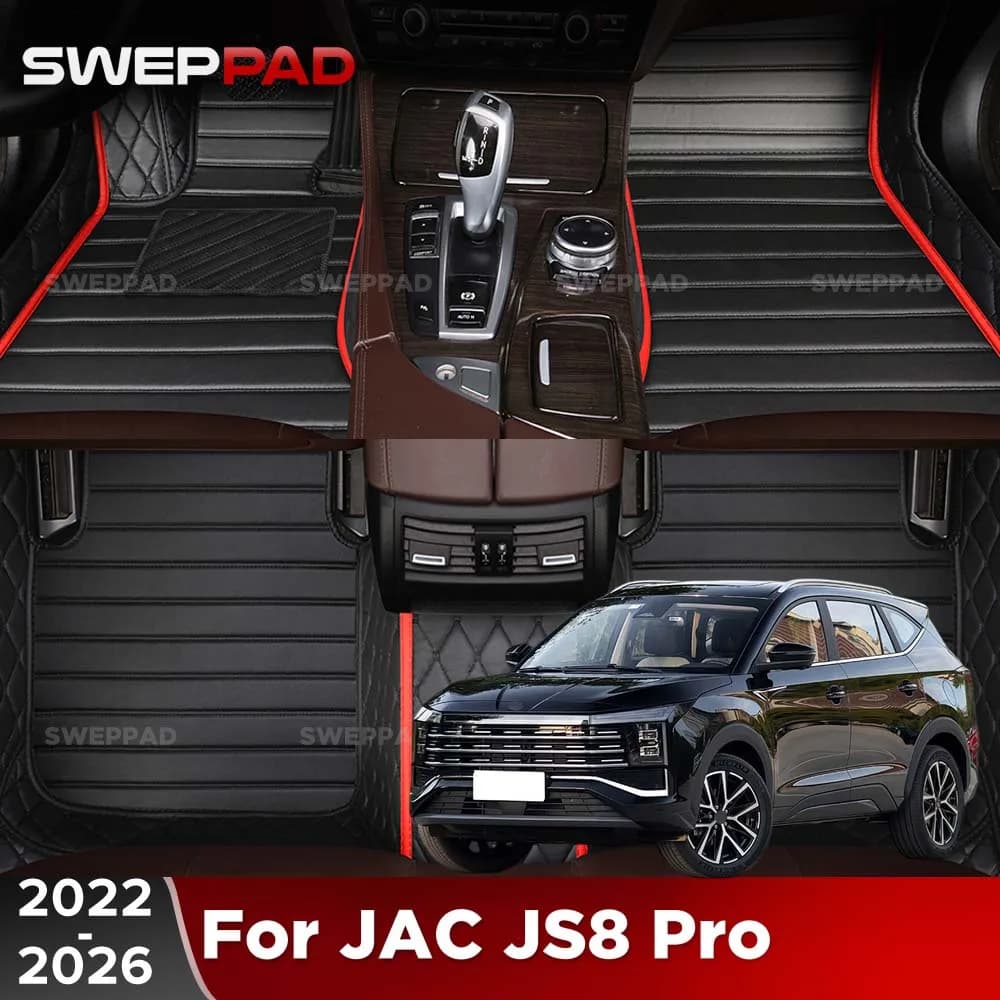 6-Seat For JAC JS8 Pro 2022-2026 25 24 23 Car Floor Mats All Weather Carpet Cover Floor Liners Interior Protector Accessories