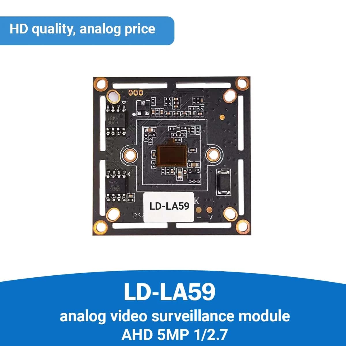 Modulo Telecamera CCTV HD Coassiale Audio LA59 4 in 1 AHD TVI CVI CVBS 5MP 8MP con Scheda PCB di Sicurezza a Bassa Illuminazione