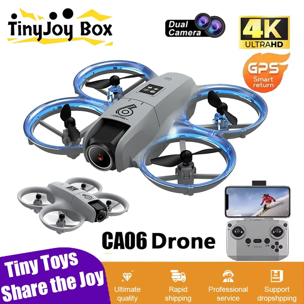 CZ06 Drone professionale GPS Fotografia aerea RC Quadcopter Droni pieghevoli con fotocamera 4K per ragazzi principianti Regali per bambini
