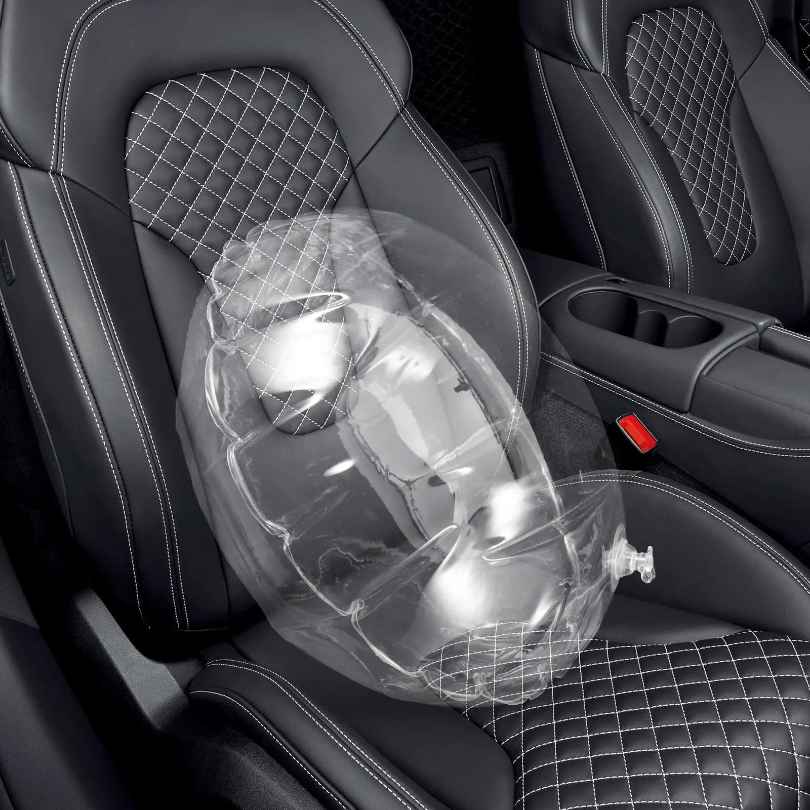 Car Inflatable Cushion Clear Pvc Pillow Camping Couch Travel Ultralight Round Beach