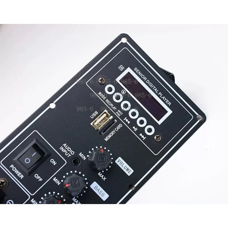 Mainboard for Square Dance Speaker, 12V Bluetooth Power Amplifier Board Multiple Sizes