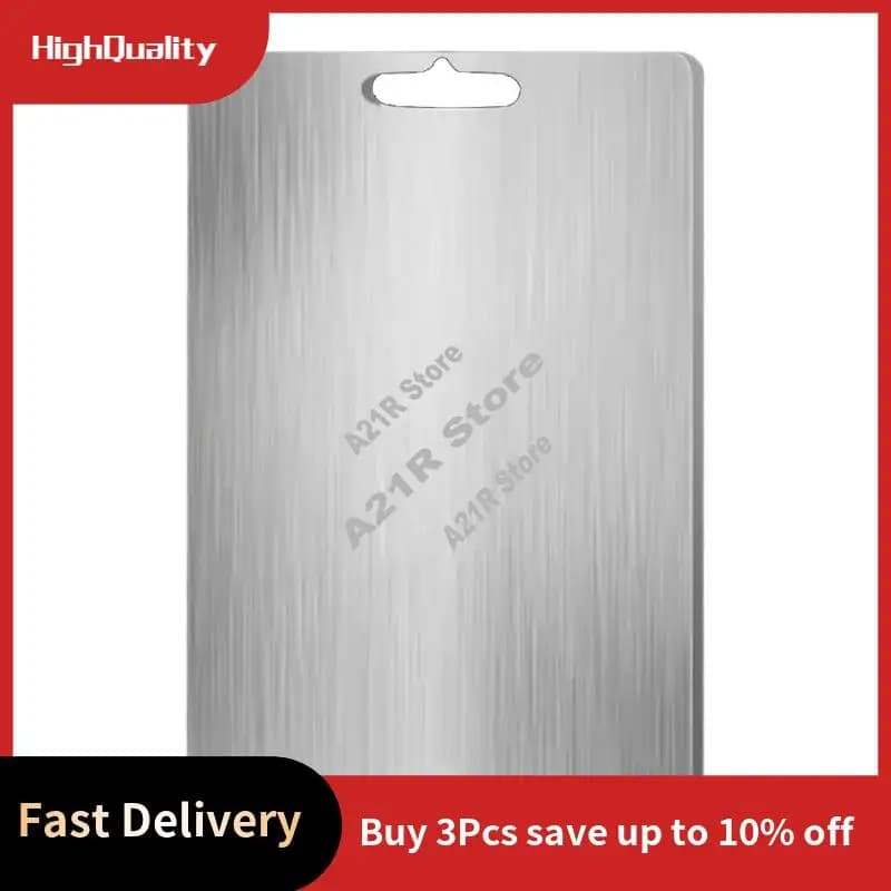 A21I-Stainless Steel Mould Resistant 316 Low Noise Cutting Panel for Kneading Kitchen Household Tool 39X 28 cm