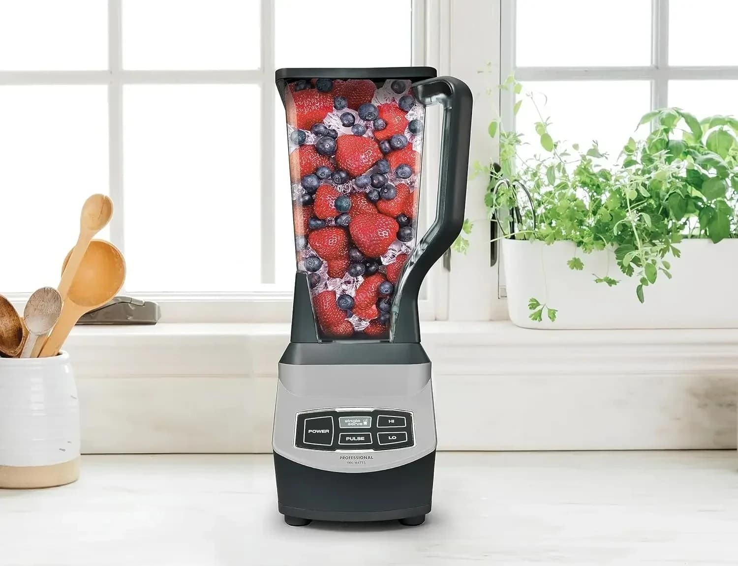 ez BL660 Frullatore professionale compatto per frullato e lavorazione degli alimenti, 1100 W, 72 once. Brocca da 16 once