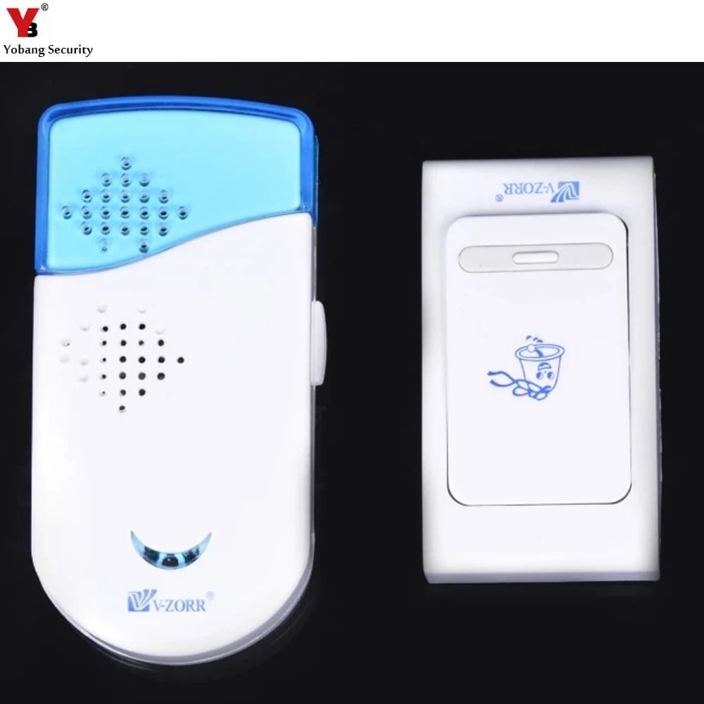 Yobang safety wireless doorbell 32 tuned tracks Simple installation Easy door button for waterproof smart door for hotel Home Office