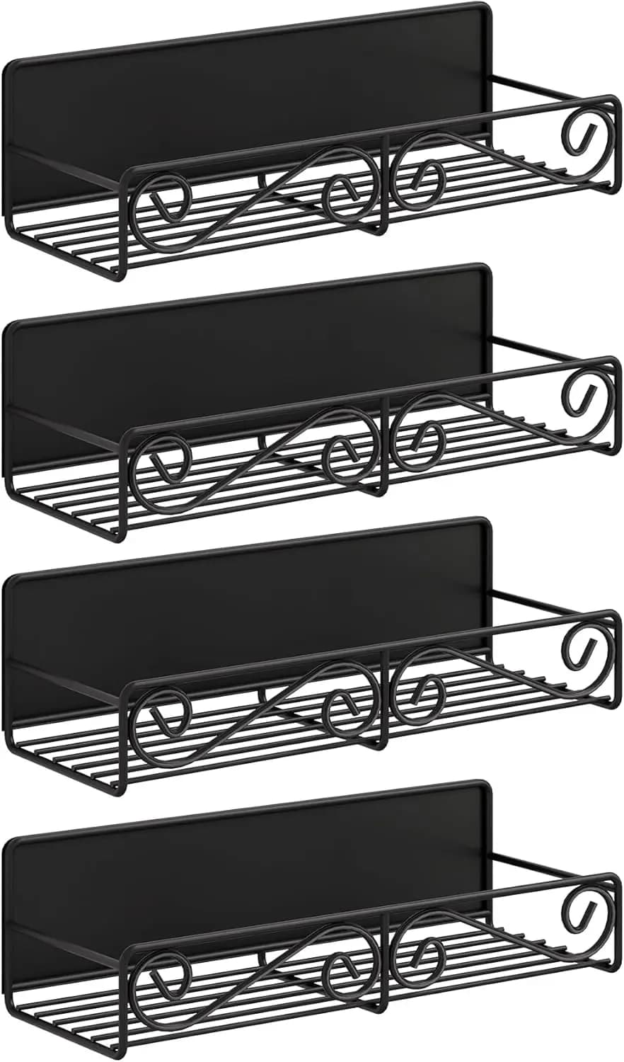 Organizzatore magnetico per spezie da frigorifero - Set da 4 pezzi
