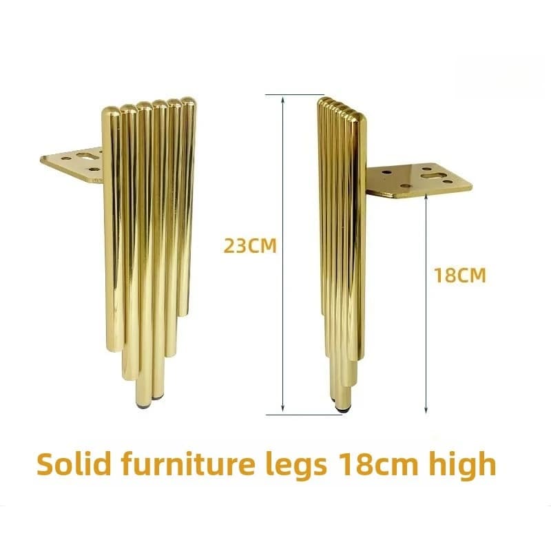 Gambe di Supporto per Mobili, Gambe Regolabili in Altezza, Gambe per Divani, Poggiapiedi per Sedie Relax, Gambe per Tavoli in Metallo