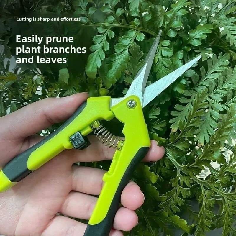 1 set of non-slip garden shears to save fatigue, multi-purpose shears for pruning fruit, vegetables and flowers