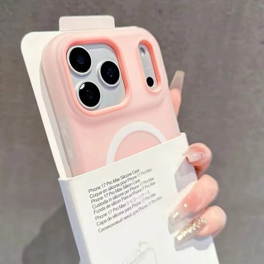 Originale di Colore Della Caramella 2IN1 Per Magsafe Custodia di Ricarica Senza Fili Per iPhone 17 16 15 14 13 12 11 Pro Max 16PLUS 17AIR copertura magnetica