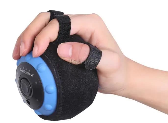 Strumento per esercizi di allenamento per la riabilitazione delle dita Palla per massaggio con vibrazione della mano del polso Stimola il nervo per paziente con emiplegia da ictus