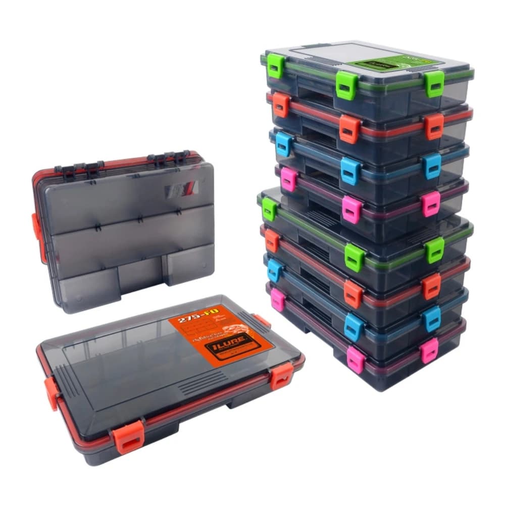Multifunctional fishing gear box for hook for fishing bait adjustable plastic equipment portable fishing boxes for Organizer