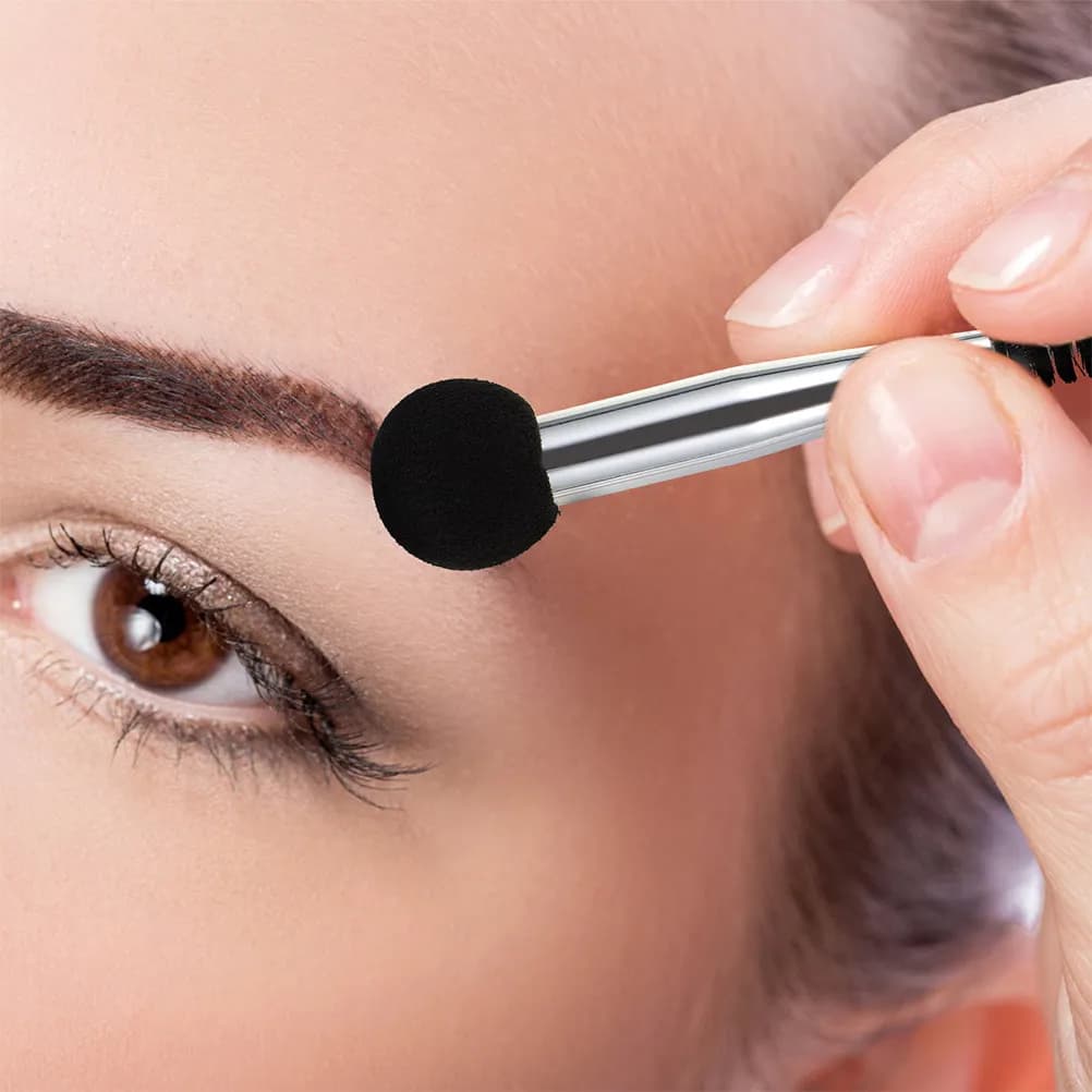 6Pcs Dual Head Sponge Makeup Brush Set Eyelash Mascara Applicator Beauty Tool for Foundation Powder Eye Shadow Eyebrow Stamping
