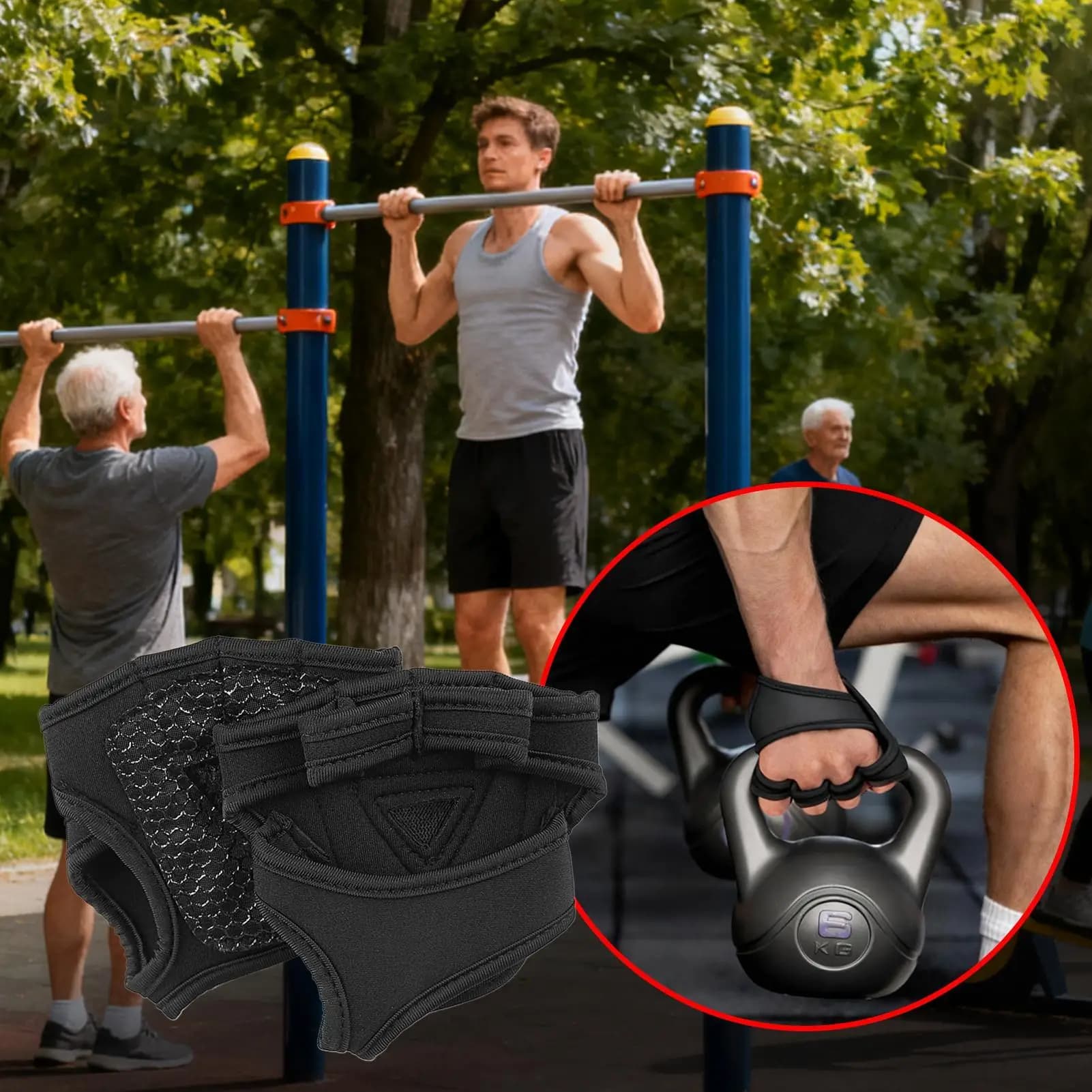 Gym Gloves for Women Protective Equipment for Fitness Hands Anti-slip weight lifting gloves for men Women Beginners Passionate