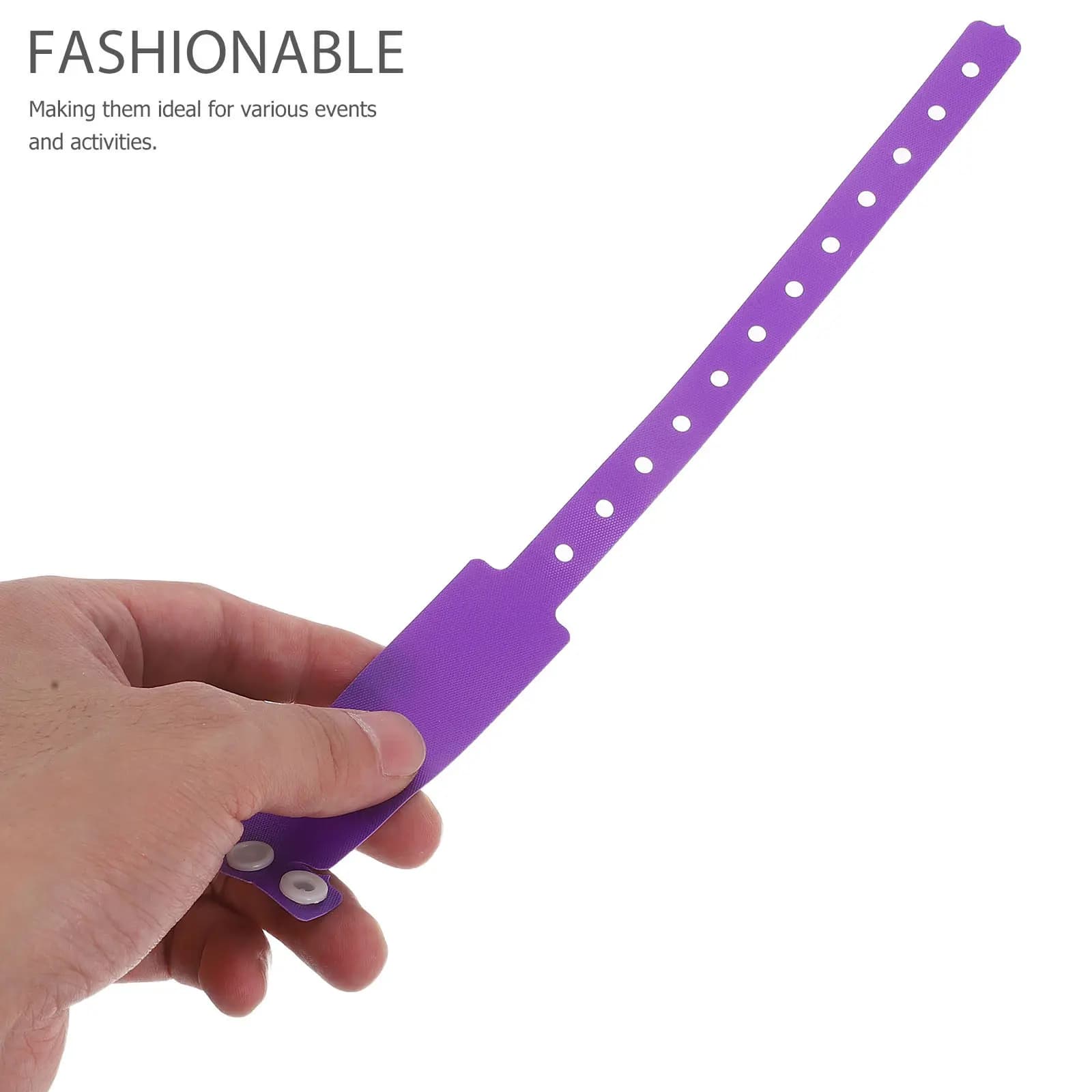 Braccialetti in PVC Impermeabili per Eventi, Identificazione Scritta a Mano, Fascia Morbida Regolabile per Sicurezza, Ospedali, Bar, Festival