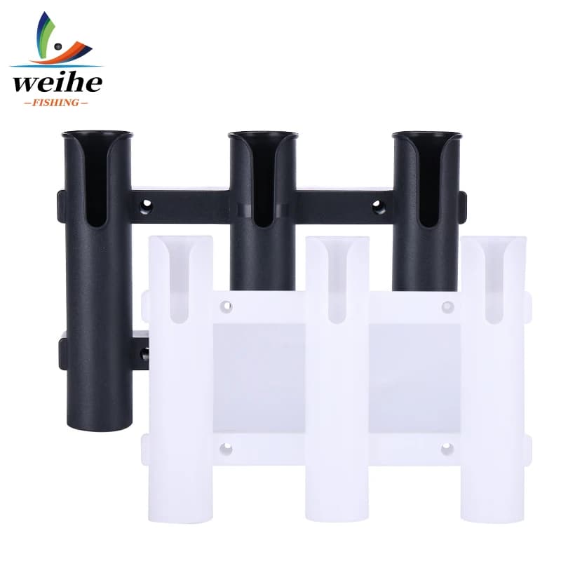WEIHE Boat Fishing Stand Plastic Fishing Rod Stand Three-Piece Fishing Rod Seat Marine Fishing Rod Cannon