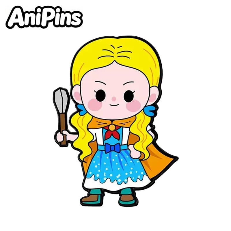 AniPins Spille con Personaggi dei Cartoni Animati, 4 Design, in Metallo Smaltato, a Tema Superpoteri, Spilla a Forma di Personaggio per Bambini, per Abbigliamento Donna Uomo, Zaini e Distintivi