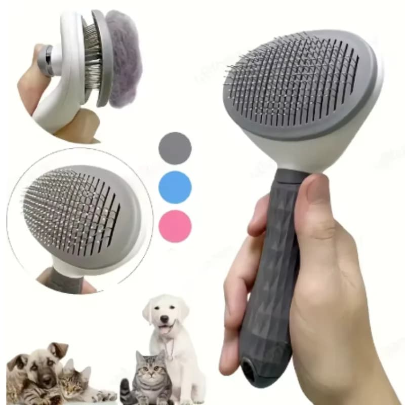 Summer Hot Self Cleaning Pet Dog Brush Cat Comb - Hair Remover Grooming Tool for Dogs And Cats Dematting Comb Pet Accessories