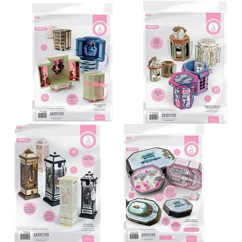 Magic Music Box Die Set artigianale metallo fustelle stampo strisce foglio scrapbook carta artigianale coltello stampo lama punzonatrice stencil fustella