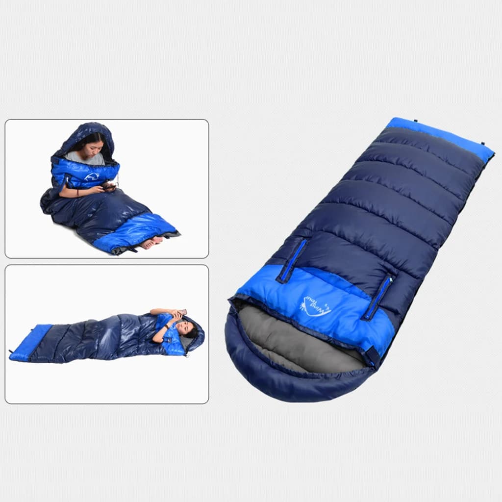 10 °C ~15 °C Cotton cable sleeping bags that combine 3-4 seasons