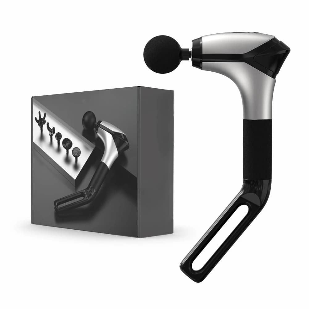 Fitness fascia gun, neck membrane grab massage gun, high-frequency vibration, muscle relaxation, extended massage wand,