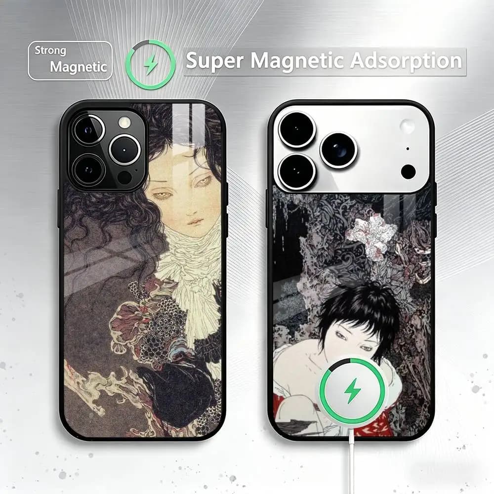 M-MaiYaCa Takato Yamamoto Phone Case For iPhone17,16,15,14,13,12,11 Plus,Pro Magnetic For Magsafe Wireless Charging