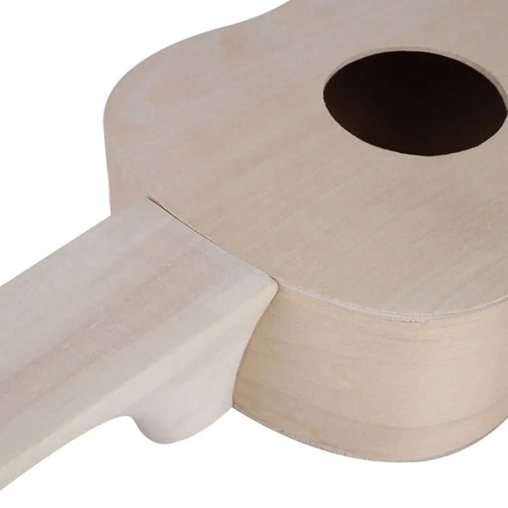 1 set fai da te kit ukulele tiglio auto-pittura forniture per chitarra strumento musicale fatto a mano per bambini adulti leggero durevole