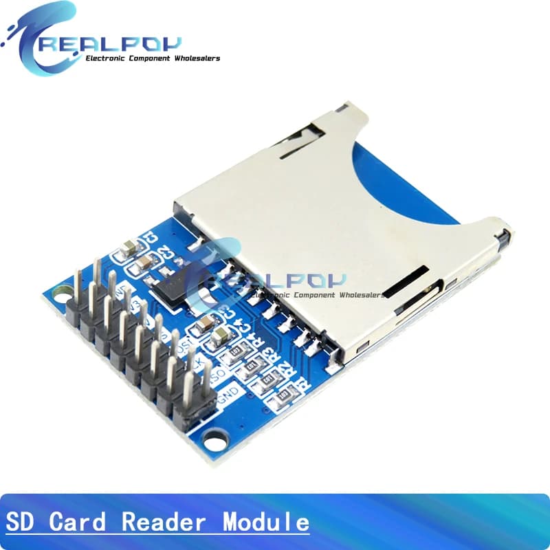 Modulo di lettura e scrittura modulo scheda SD Slot Socket Reader ARM MCU per arduino Kit di avviamento fai da te