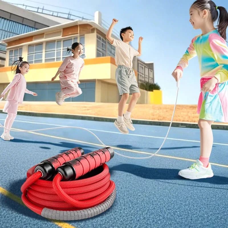 Group Jumping Wheel for Children and Adults, Jumping Track for 9MM Existing Teams with Transport Bag, for School Activities and Camping
