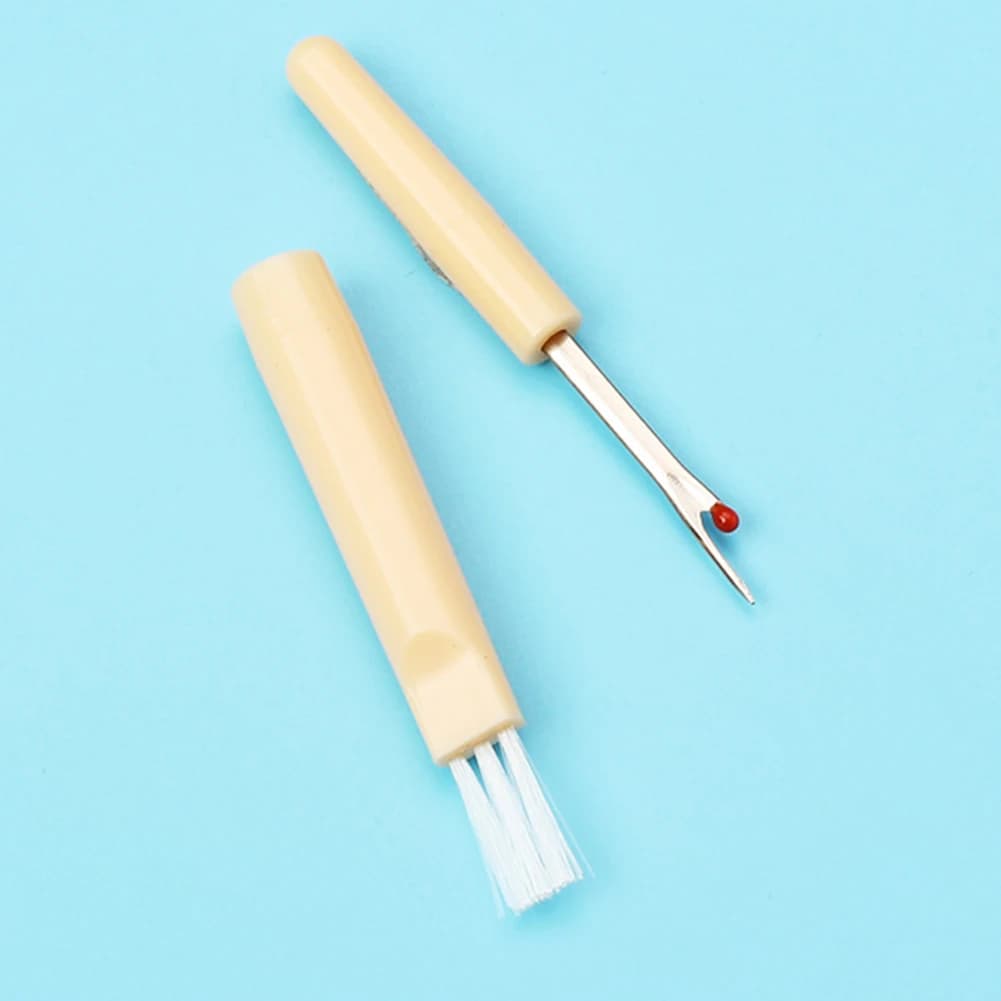 Upper Brush Design for Seam and Stitch Tearing Sewing Machine Double Ended Cleaning Brush Plastic Material Upper