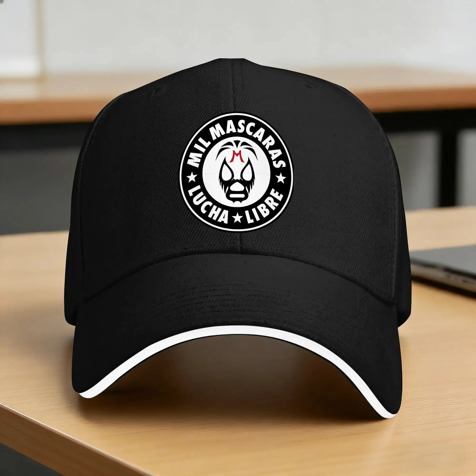 New MIL MASCARAS LUCHA LIBRE Sun Baseball Cap Summer y2k Cool Trucker Hat For Men Running Hippie Baseball Caps
