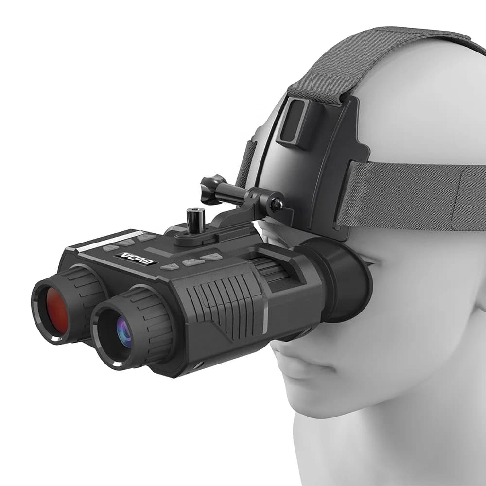 Binocolo professionale per visione notturna digitale IR Ottica con montaggio su telescopio per avvistamento sulla testa per tiro da caccia